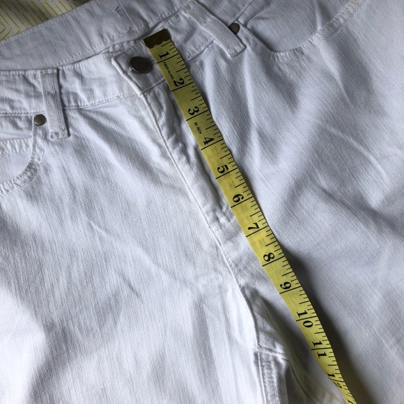 White denim pants women’s size 10-12 BNWOT - Picture 6 of 9